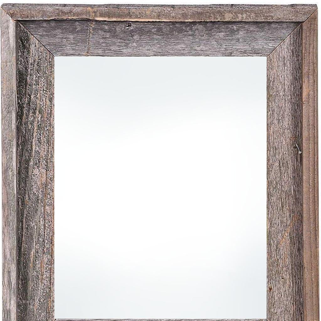22" x 28" Gray Solid Wood Hanging Picture Frame