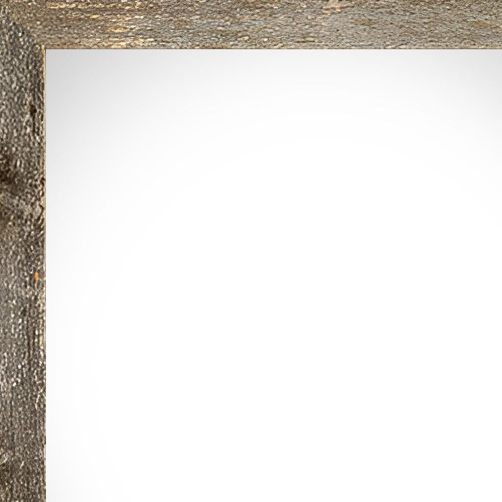 20" x 30" Gray Solid Wood Hanging Picture Frame